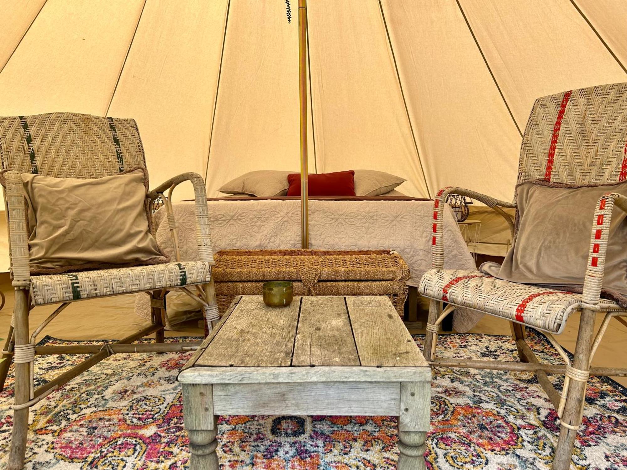 Chambre Au Jardin Tente De Charme Eguzon-Chantome Quarto foto